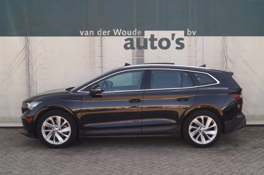 Skoda Enyaq 80 204pk 77kWh -SOH91%-PANO-TREKHAAK-ECC-P uit 2021