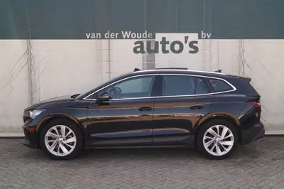 Skoda Enyaq 80 204pk 77kWh -SOH91%-PANO-TREKHAAK-ECC-P uit 2021