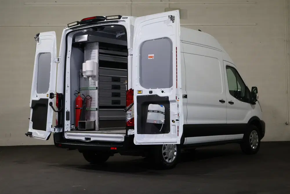 Ford Transit 350 L2 H3 Trend 68 kWh Bott Vario Inrichti uit 2023, foto 10