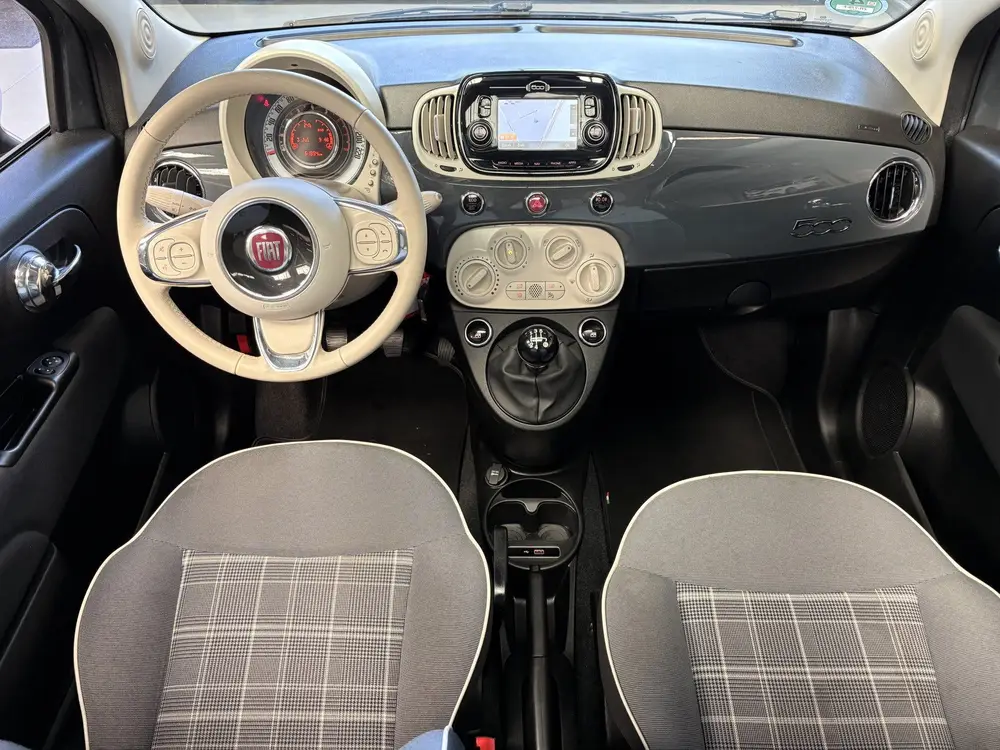 Fiat 500 0.9 TwinAir Turbo Lounge Airco, Cruise, Pano, Navi uit 2019, foto 14