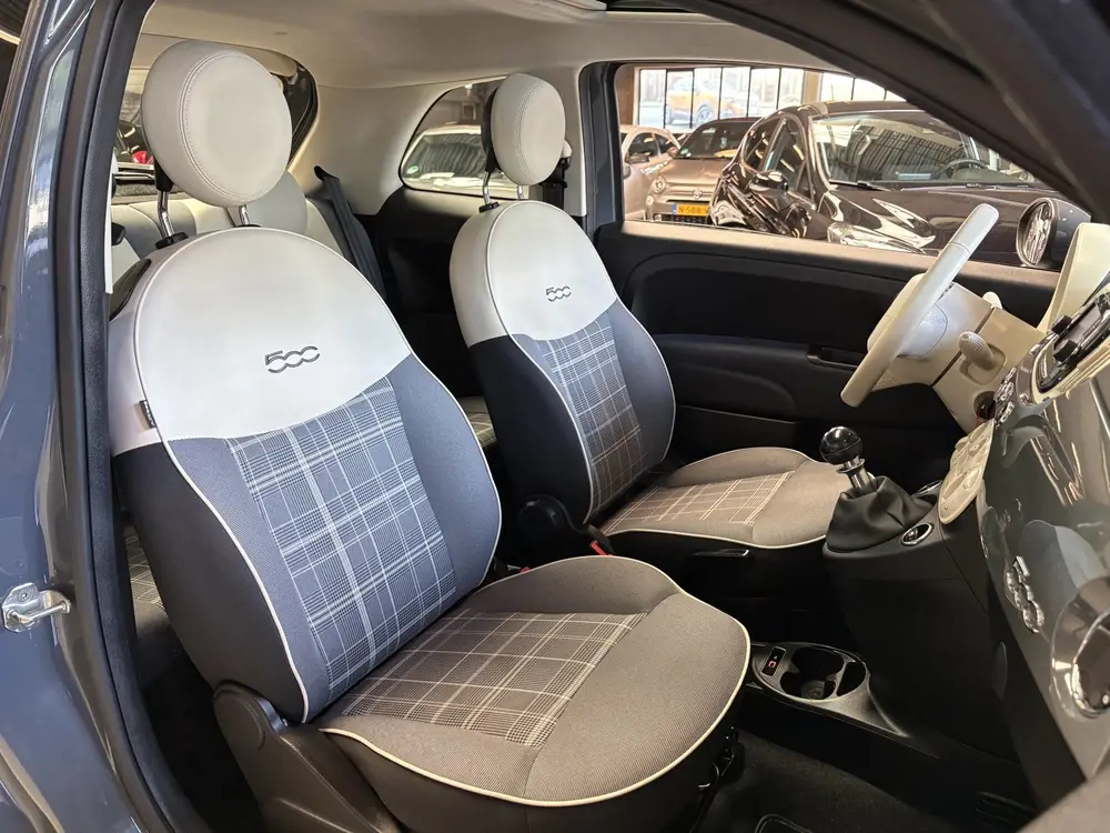 Fiat 500 0.9 TwinAir Turbo Lounge Airco, Cruise, Pano, Navi uit 2019, foto 18