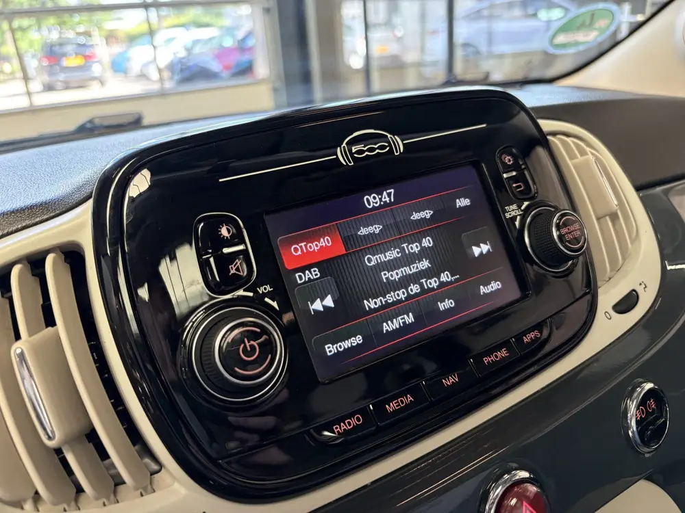 Fiat 500 0.9 TwinAir Turbo Lounge Airco, Cruise, Pano, Navi uit 2019, foto 7