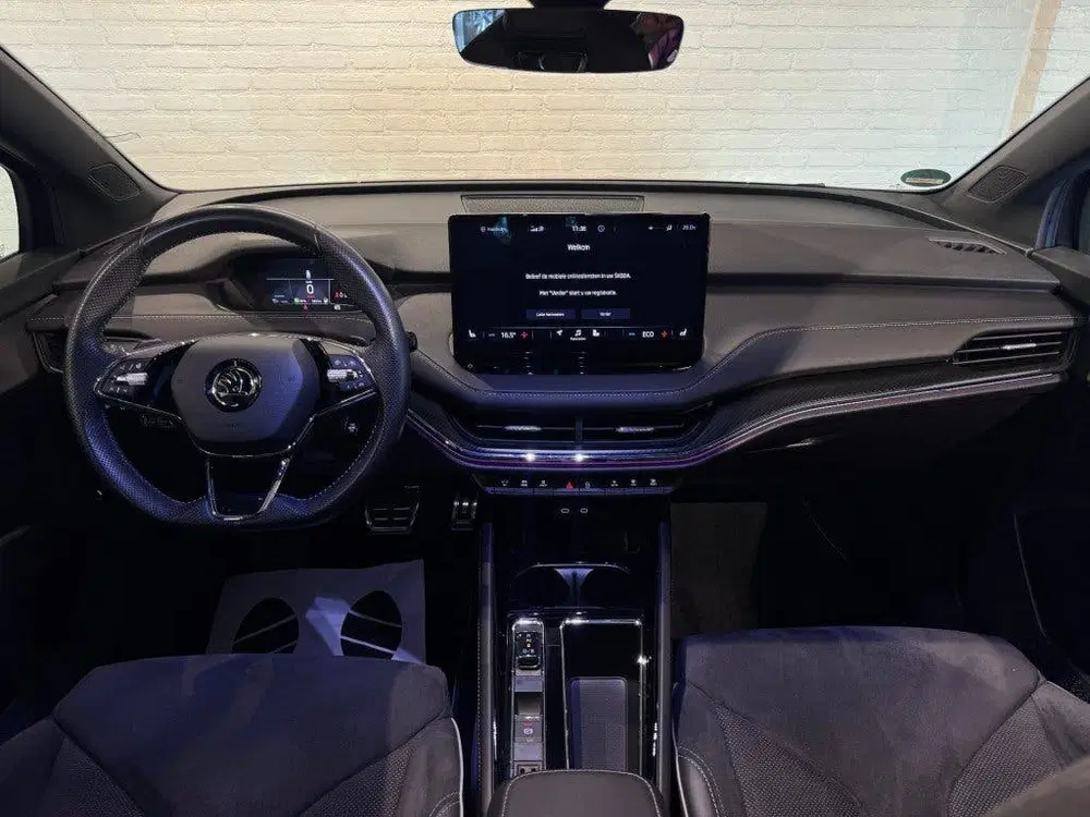 Skoda Enyaq iV 80 Sportline 204pk 95% BTW Warmtepomp P uit 2022, foto 17