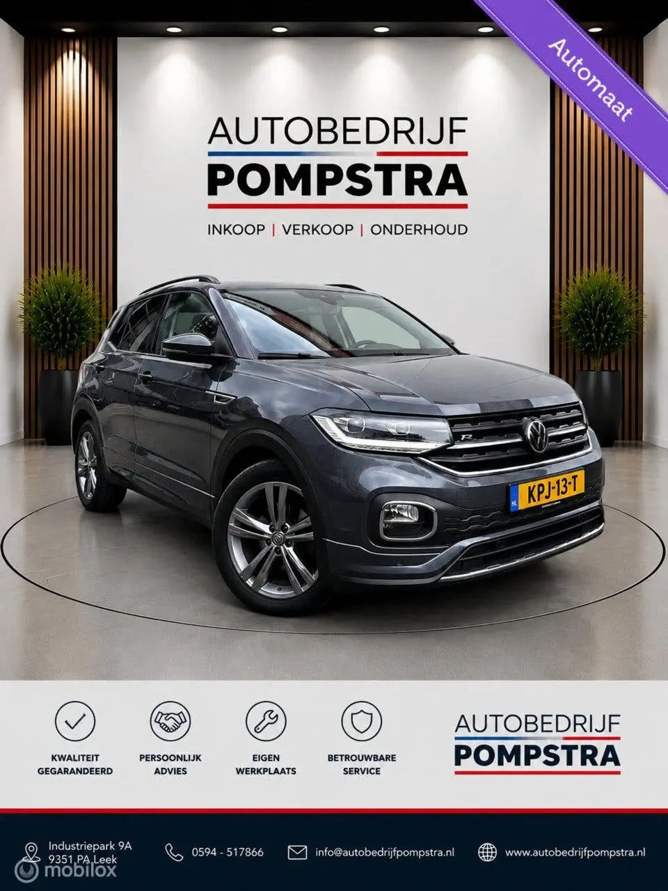 Volkswagen T-Cross 1.0 TSI110 DSG 2X R-line/NAVI/VIRTUALDASH uit 2023