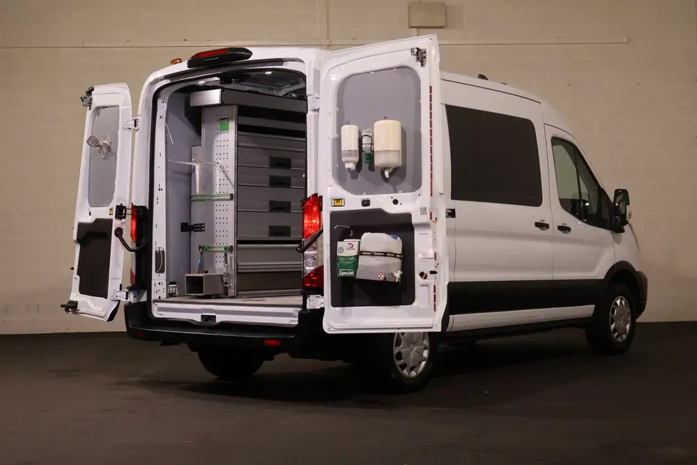 Ford Transit 350 L2 H2 Trend 68 kWh Bott Vario Inrichti uit 2023, foto 10