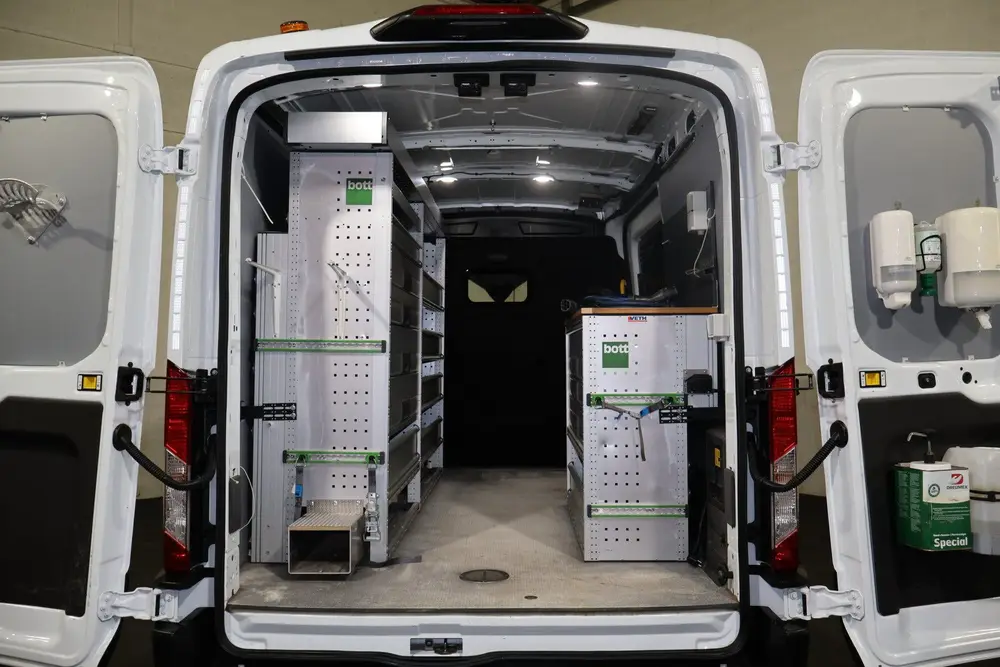 Ford Transit 350 L2 H2 Trend 68 kWh Bott Vario Inrichti uit 2023, foto 2