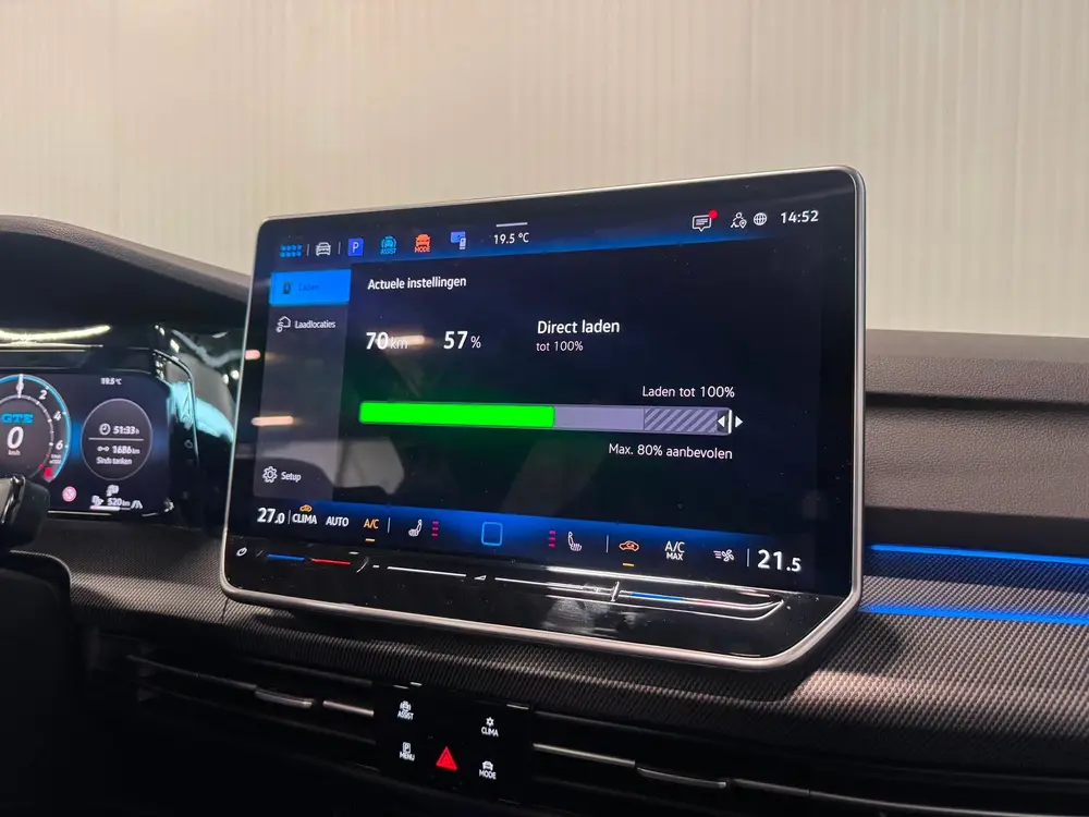 Volkswagen Golf 1.5 eHybrid GTE | HUD | PANO | NARDO GREY | uit 2025, foto 18