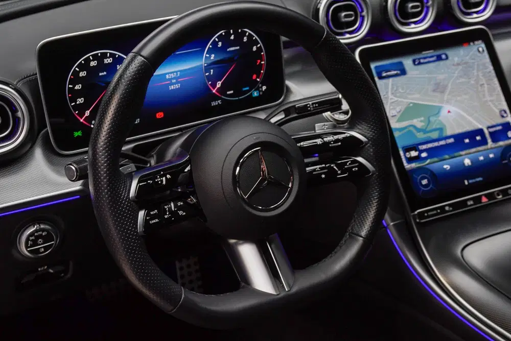 Mercedes-Benz C-Klasse 180 AMG Line Panodak Leer 360 uit 2024, foto 15