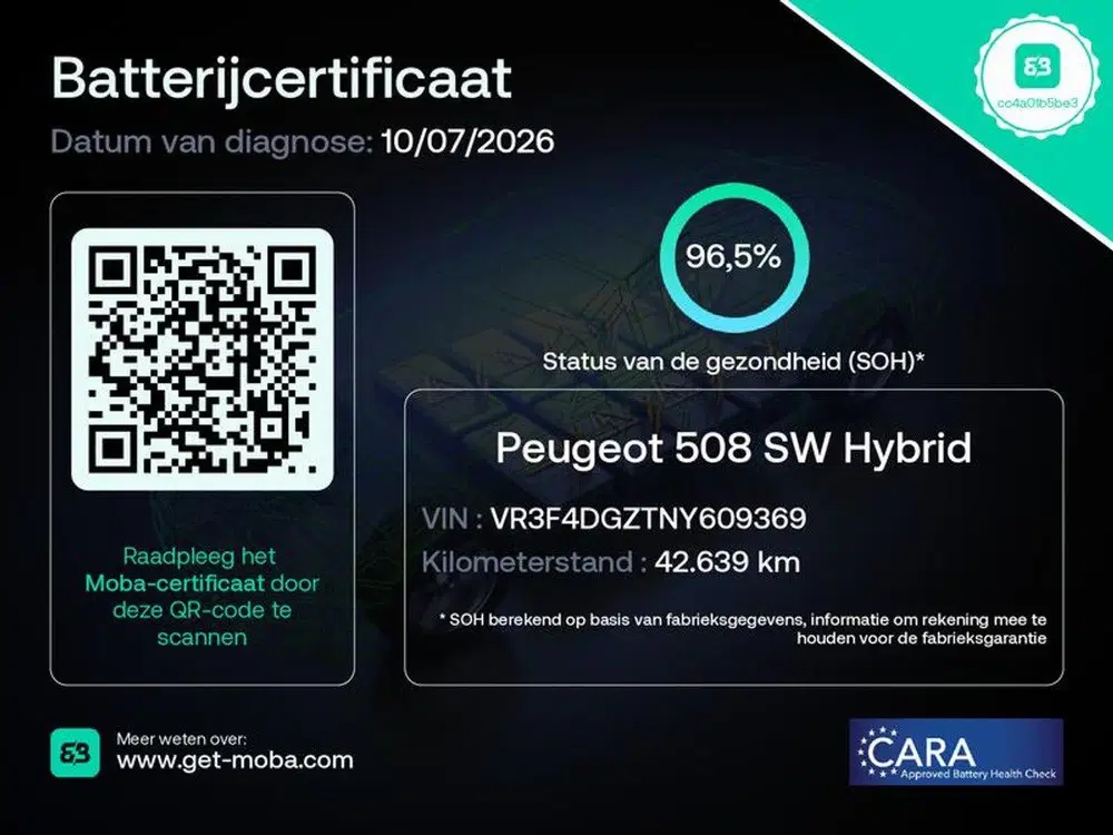 Peugeot 508 SW 1.6 HYbrid GT Line 225PK Panoramadak Na uit 2022, foto 9