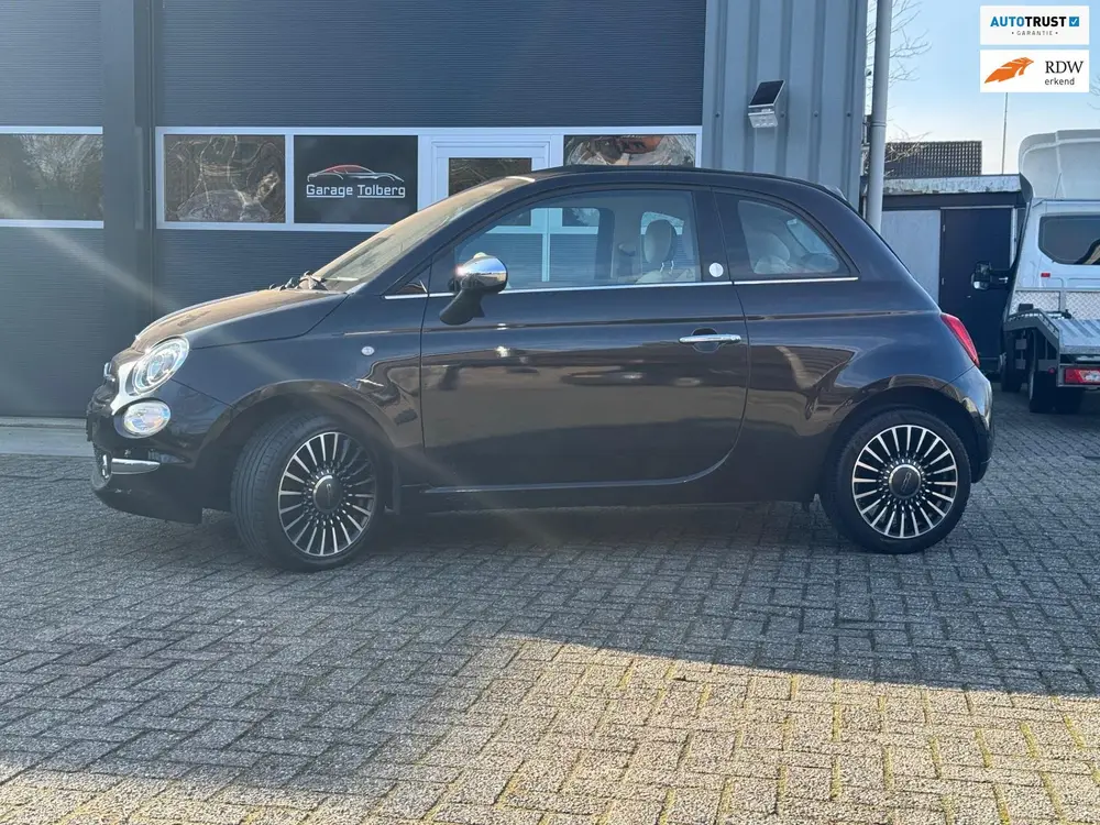 Fiat 500C 1.2 Young CABRIO MET ZWART CABRIO DAK BLAC uit 2019