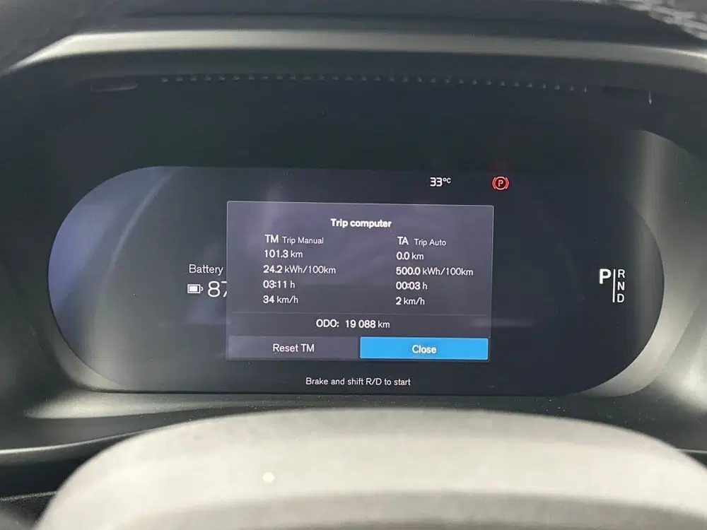 Volvo EX40 Extended Plus 82 kWh uit 2025, foto 18