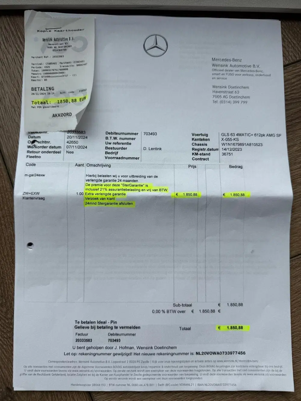 Mercedes-Benz GLS AMG 63 4MATIC+ Premium Plus Ster garantie uit 2022, foto 7