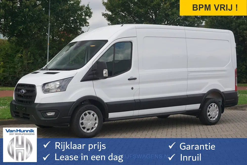 Ford Transit 350L 130PK L3H2 Trend AUT BPM VRIJ Clima uit 2024