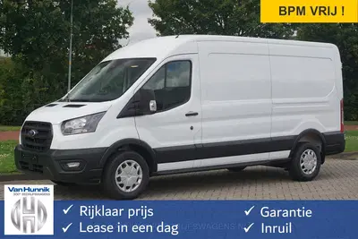Ford Transit 350L 130PK L3H2 Trend AUT BPM VRIJ Clima uit 2024