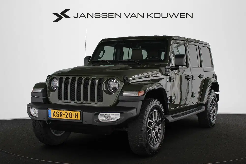 Jeep Wrangler 4xe 380 Sahara Leder Stuur-Stoelverw uit 2022