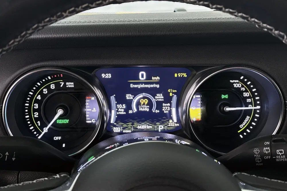 Jeep Wrangler 4xe 380 Sahara Leder Stuur-Stoelverw uit 2022, foto 10
