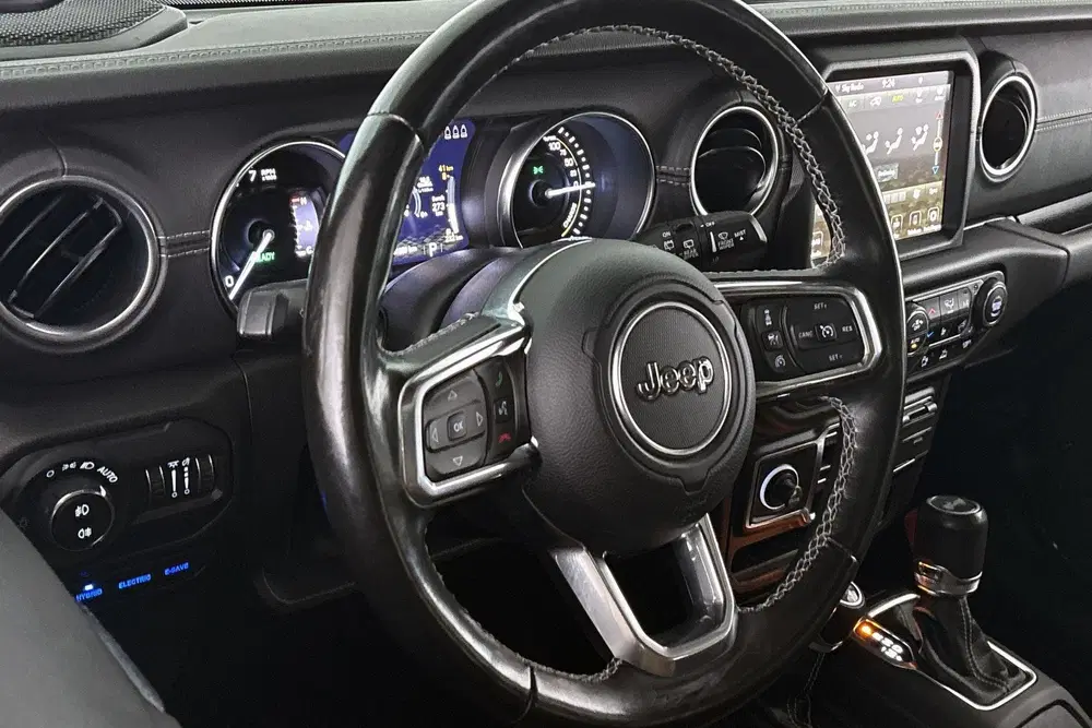 Jeep Wrangler 4xe 380 Sahara Leder Stuur-Stoelverw uit 2022, foto 11