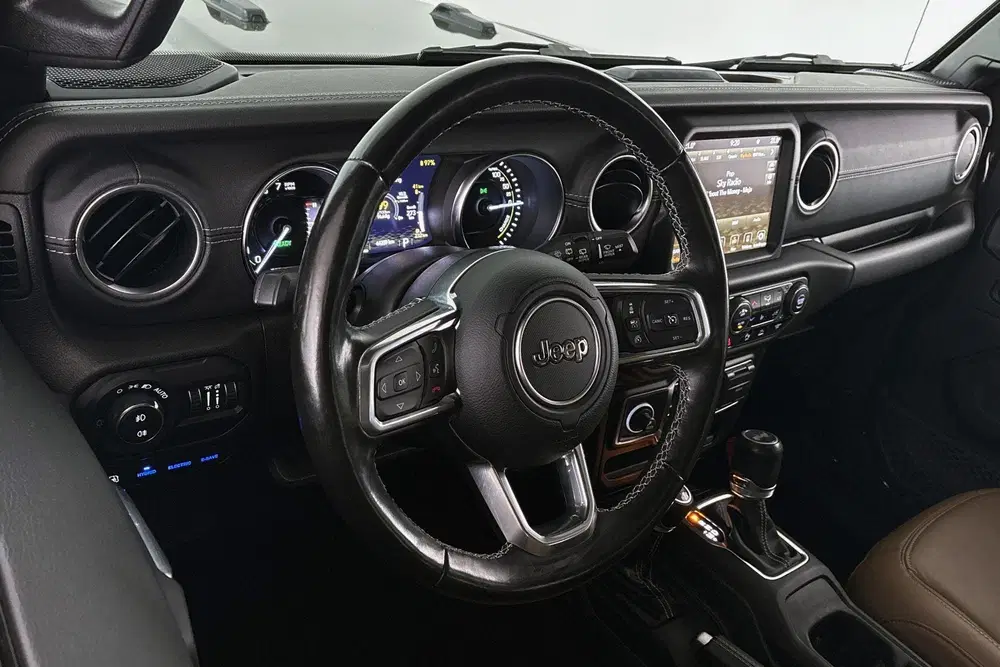 Jeep Wrangler 4xe 380 Sahara Leder Stuur-Stoelverw uit 2022, foto 5