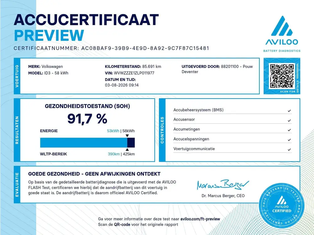 Volkswagen ID.3 204pk First Max 58 kWh | SoH 92% | Panoramad uit 2020, foto 7