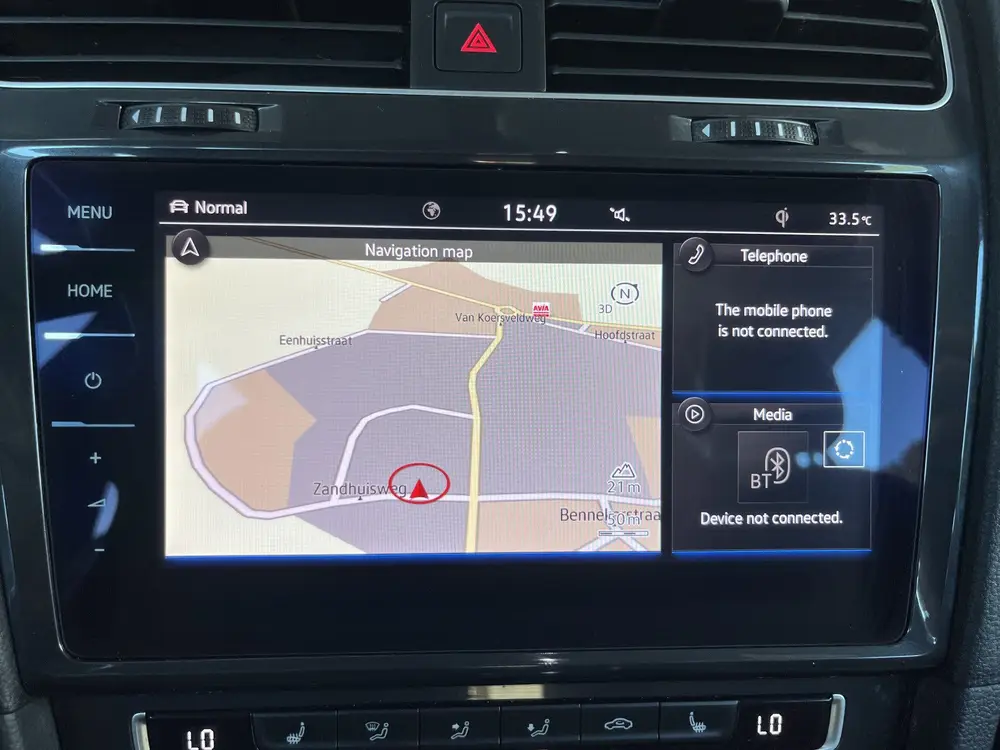 Volkswagen E-Golf 100% Elektrisch Airco Cruise controle Virt uit 2019, foto 13