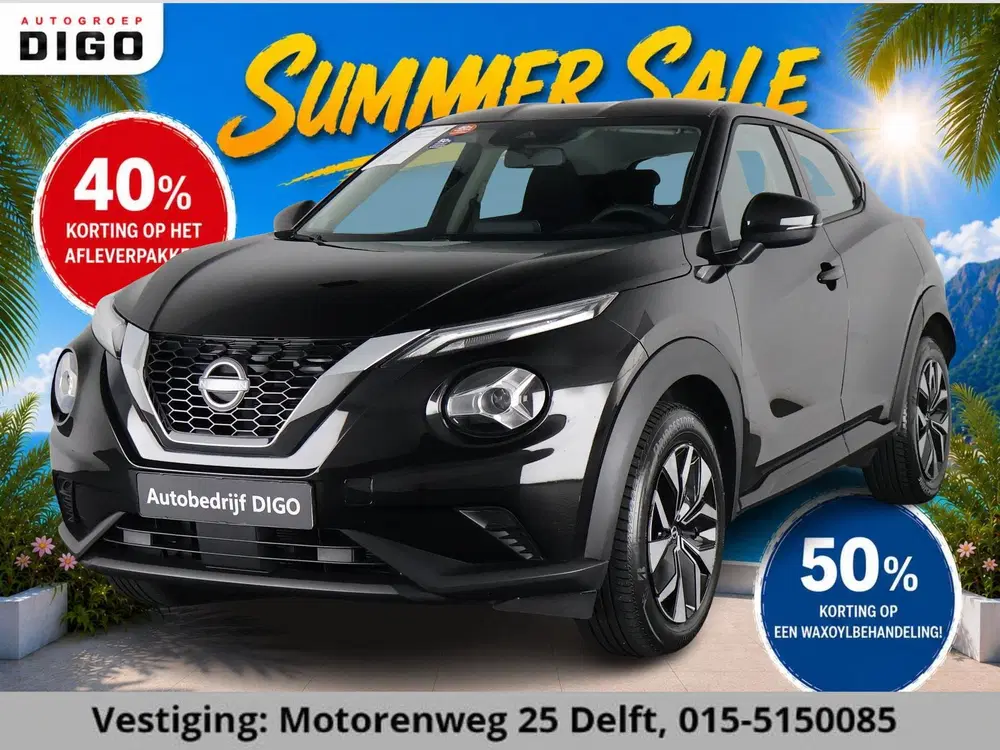 Nissan Juke DIG-T ACENTA CARPLAY NAVI GARANTIE TOT 04 uit 2024