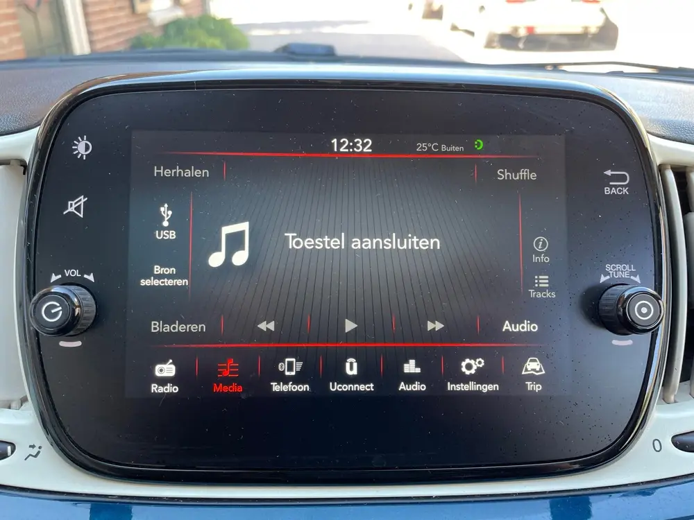 Fiat 500 1.2 Lounge AIRCO/CLIMA, Cruise, panoramadak, 119DKM uit 2019, foto 14