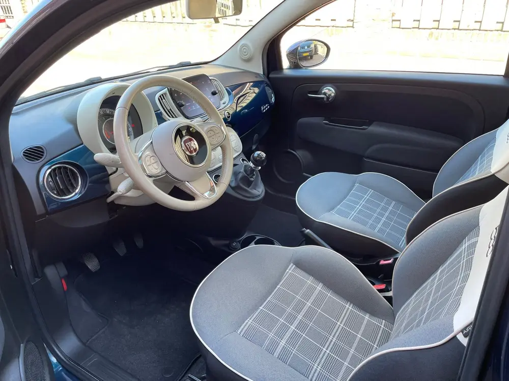 Fiat 500 1.2 Lounge AIRCO/CLIMA, Cruise, panoramadak, 119DKM uit 2019, foto 8