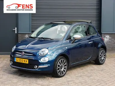 Fiat 500 1.2 Lounge CABRIO TOPSTAAT! CARPLY/ANDROID! CLIMA! uit 2019