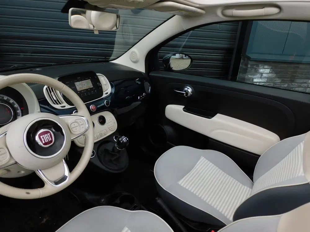 Fiat 500 1.2 Lounge CABRIO TOPSTAAT! CARPLY/ANDROID! CLIMA! uit 2019, foto 14