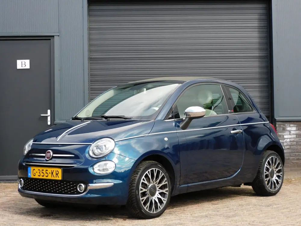 Fiat 500 1.2 Lounge CABRIO TOPSTAAT! CARPLY/ANDROID! CLIMA! uit 2019, foto 3