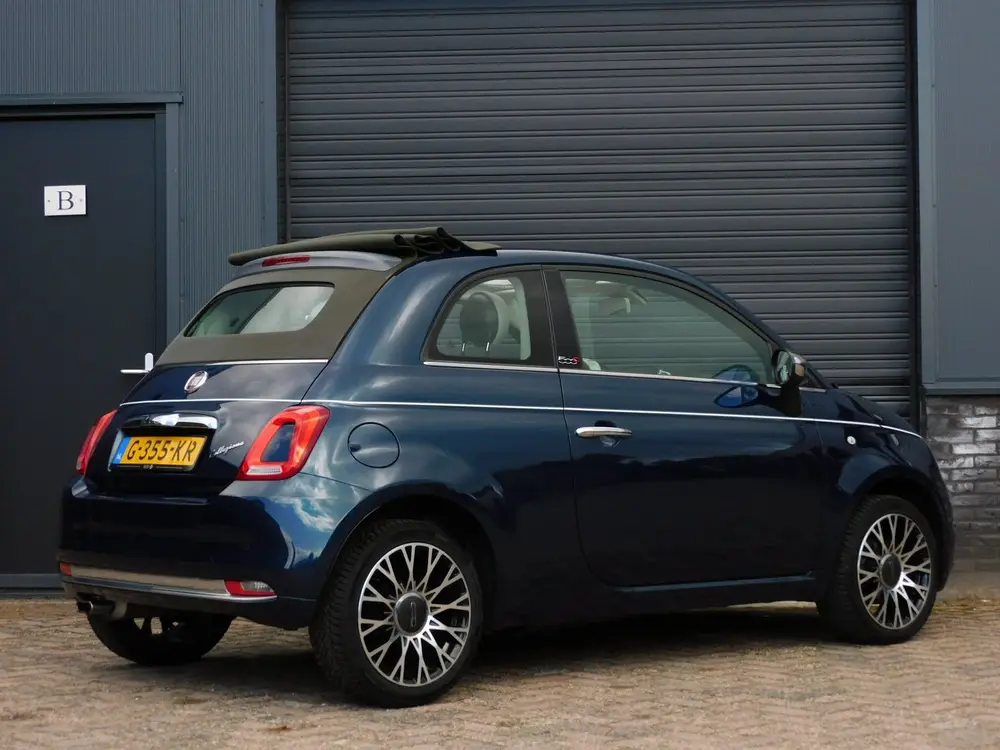 Fiat 500 1.2 Lounge CABRIO TOPSTAAT! CARPLY/ANDROID! CLIMA! uit 2019, foto 7