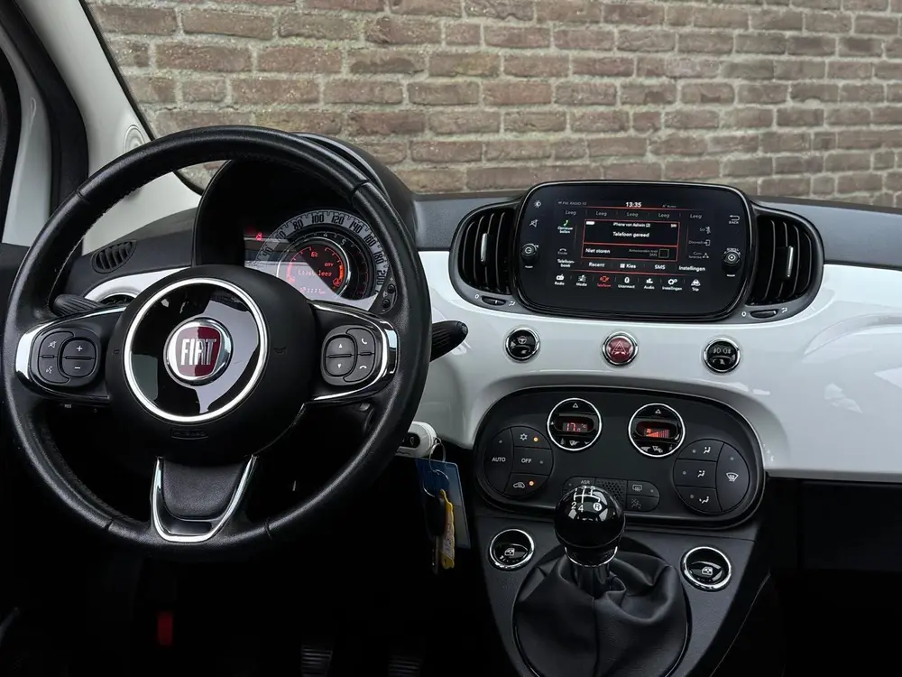 Fiat 500 1.2 Lounge Pano Carplay Clima Parkeersens OrgNL NAP uit 2019, foto 15