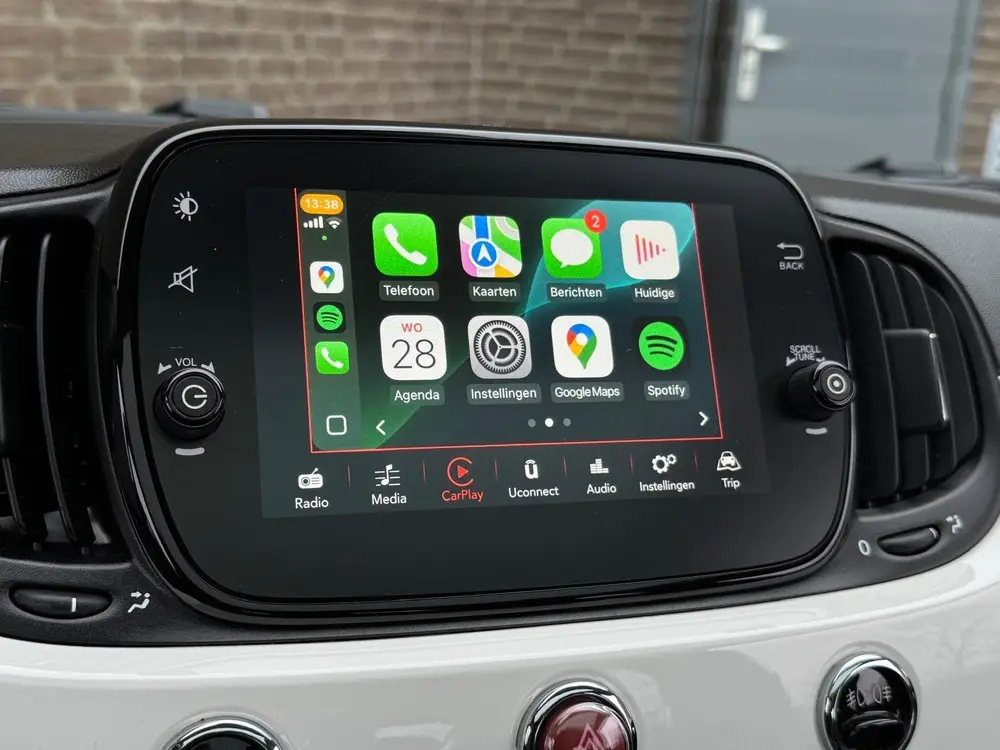 Fiat 500 1.2 Lounge Pano Carplay Clima Parkeersens OrgNL NAP uit 2019, foto 18