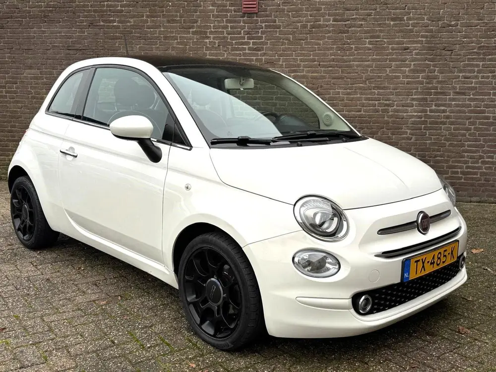 Fiat 500 1.2 Lounge Pano Carplay Clima Parkeersens OrgNL NAP uit 2019, foto 3