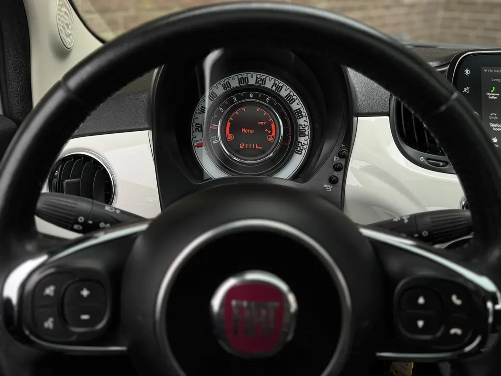 Fiat 500 1.2 Lounge Pano Carplay Clima Parkeersens OrgNL NAP uit 2019, foto 7