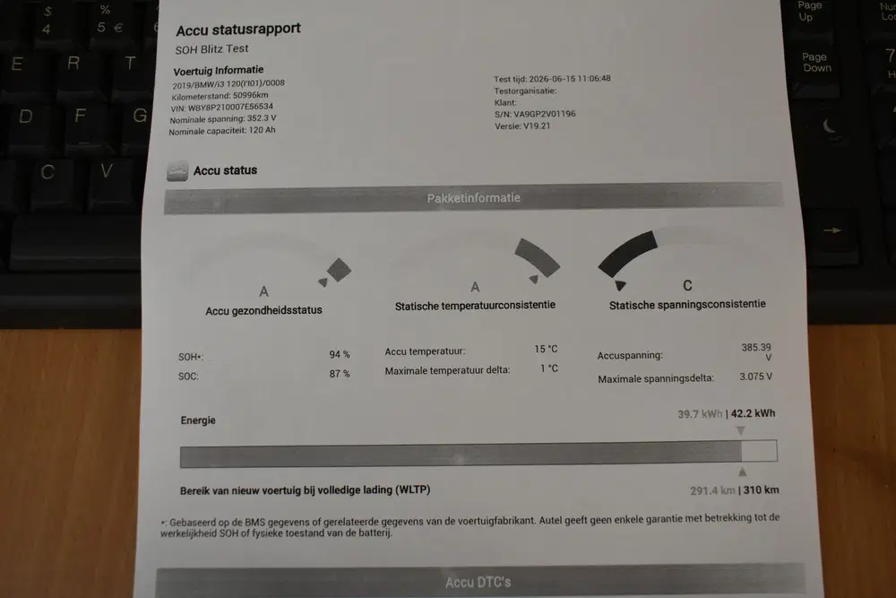 BMW i3 Exec. 120Ah 42Kwh SOH 94% Warmtepomp Camer uit 2019, foto 5