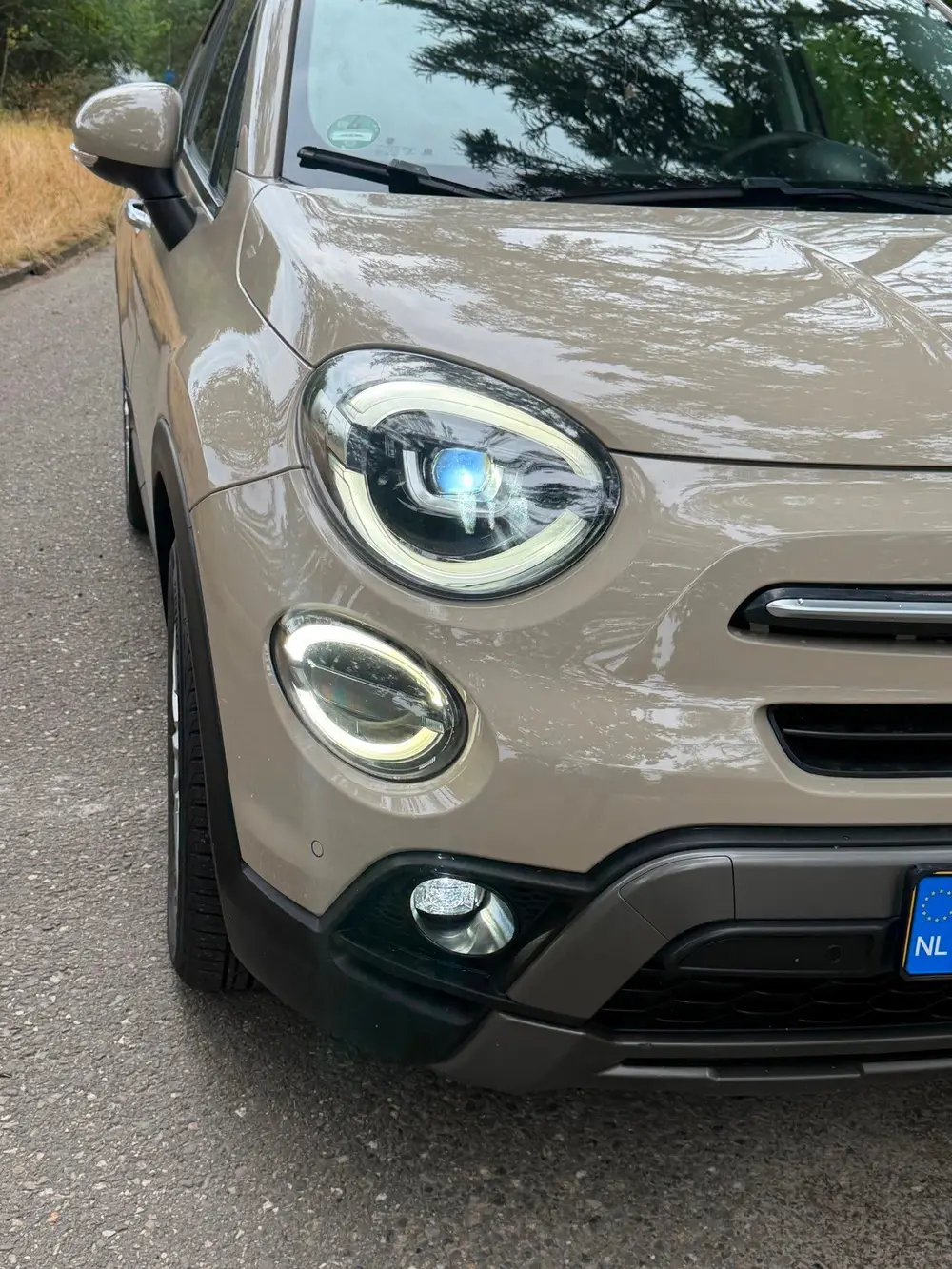 Fiat 500 X Cross 1.0 GSE City Cross Cappuccino bruin 2019 F uit 2019, foto 16