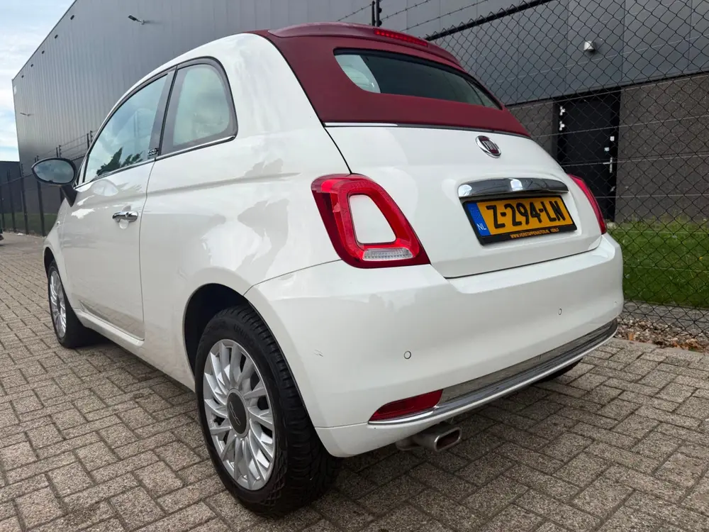 Fiat 500 1.2 Cabrio *Navigatie-ECC Airco-Cruise* uit 2019, foto 14