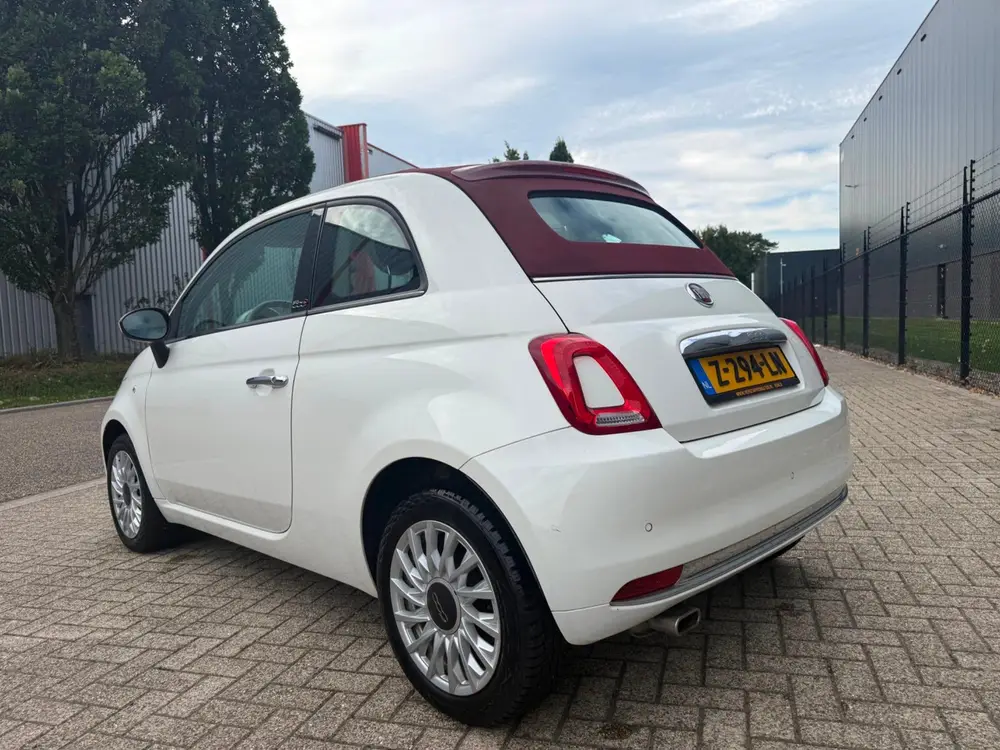 Fiat 500 1.2 Cabrio *Navigatie-ECC Airco-Cruise* uit 2019, foto 3