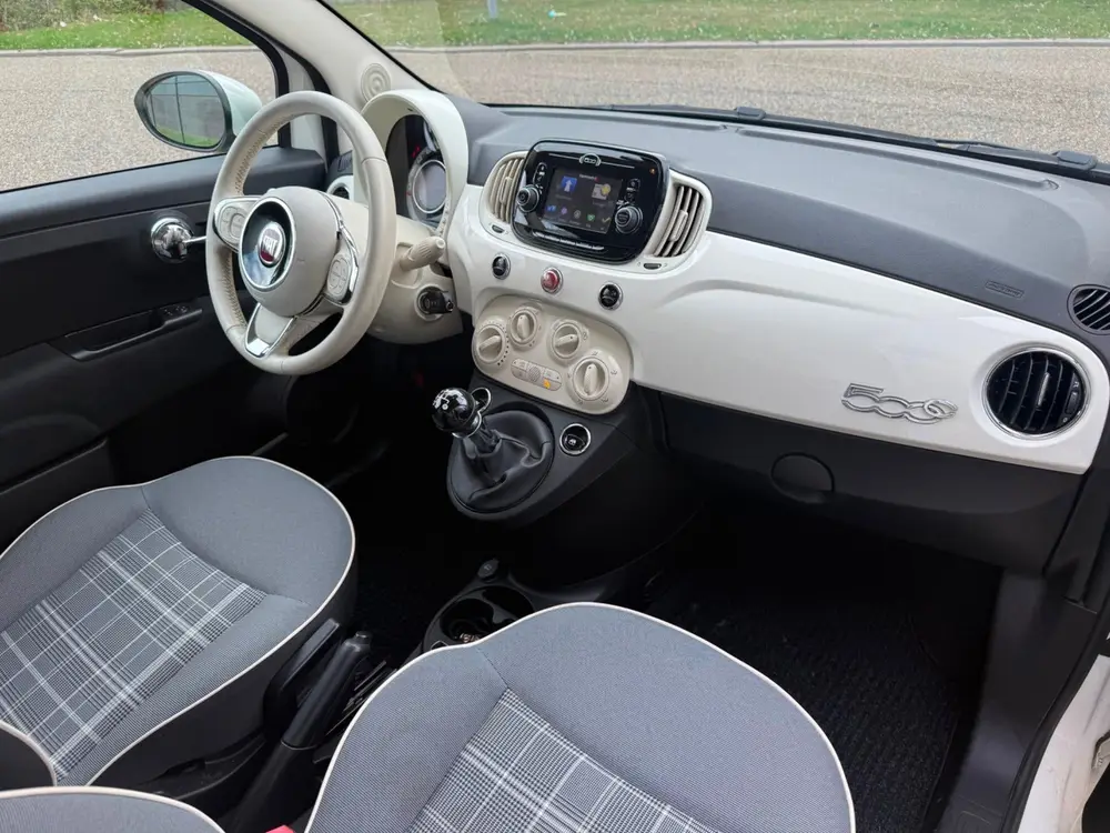 Fiat 500 1.2 Cabrio *Navigatie-ECC Airco-Cruise* uit 2019, foto 7
