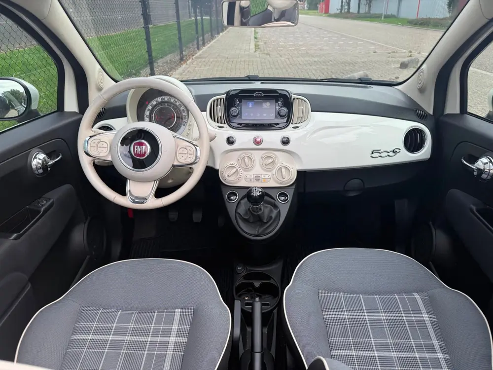 Fiat 500 1.2 Cabrio *Navigatie-ECC Airco-Cruise* uit 2019, foto 8