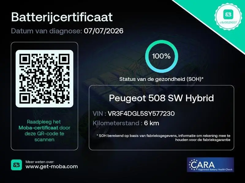 Peugeot 508 1.6 Plug-in HYbrid 180 Allure uit 2025, foto 5