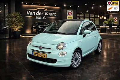 Fiat 500 CABRIO 1.2 Star Verde Lattementa Apple AIRCO LMV uit 2019