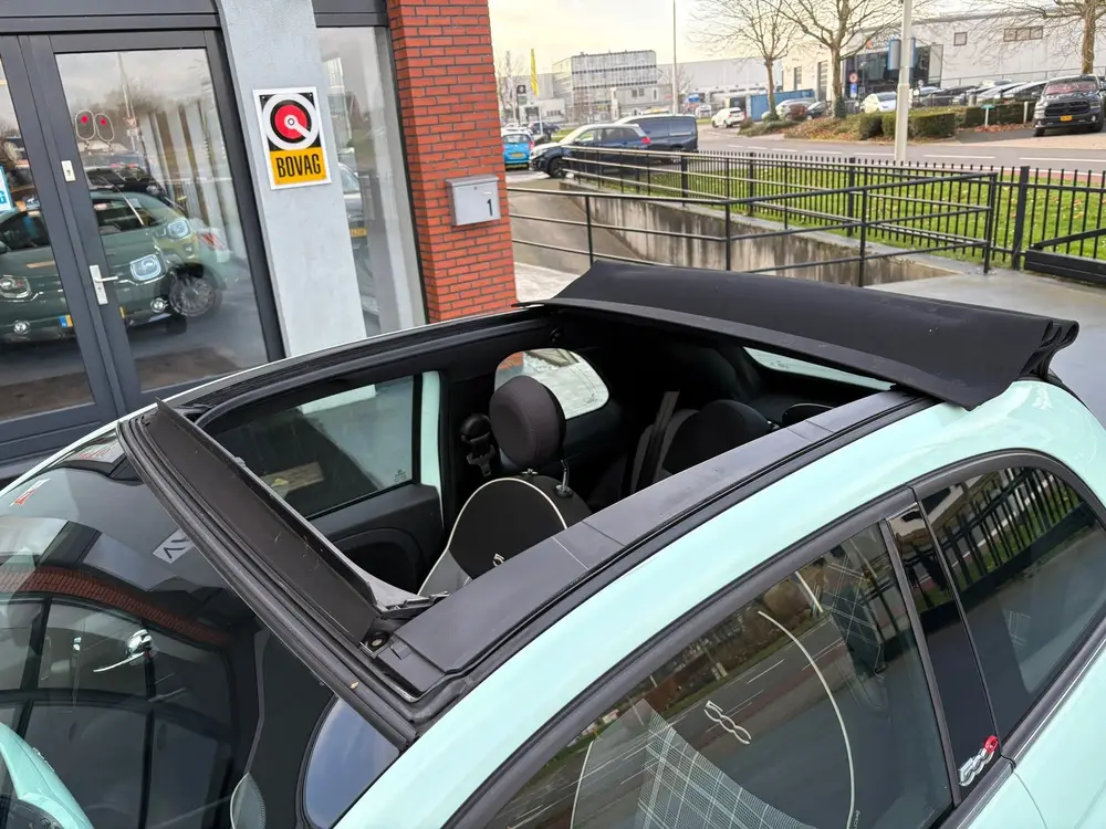 Fiat 500 CABRIO 1.2 Star Verde Lattementa Apple AIRCO LMV uit 2019, foto 16