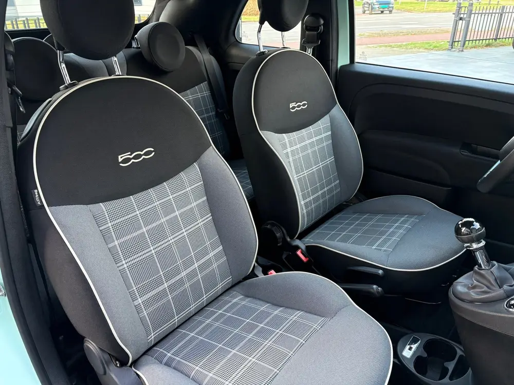 Fiat 500 CABRIO 1.2 Star Verde Lattementa Apple AIRCO LMV uit 2019, foto 20