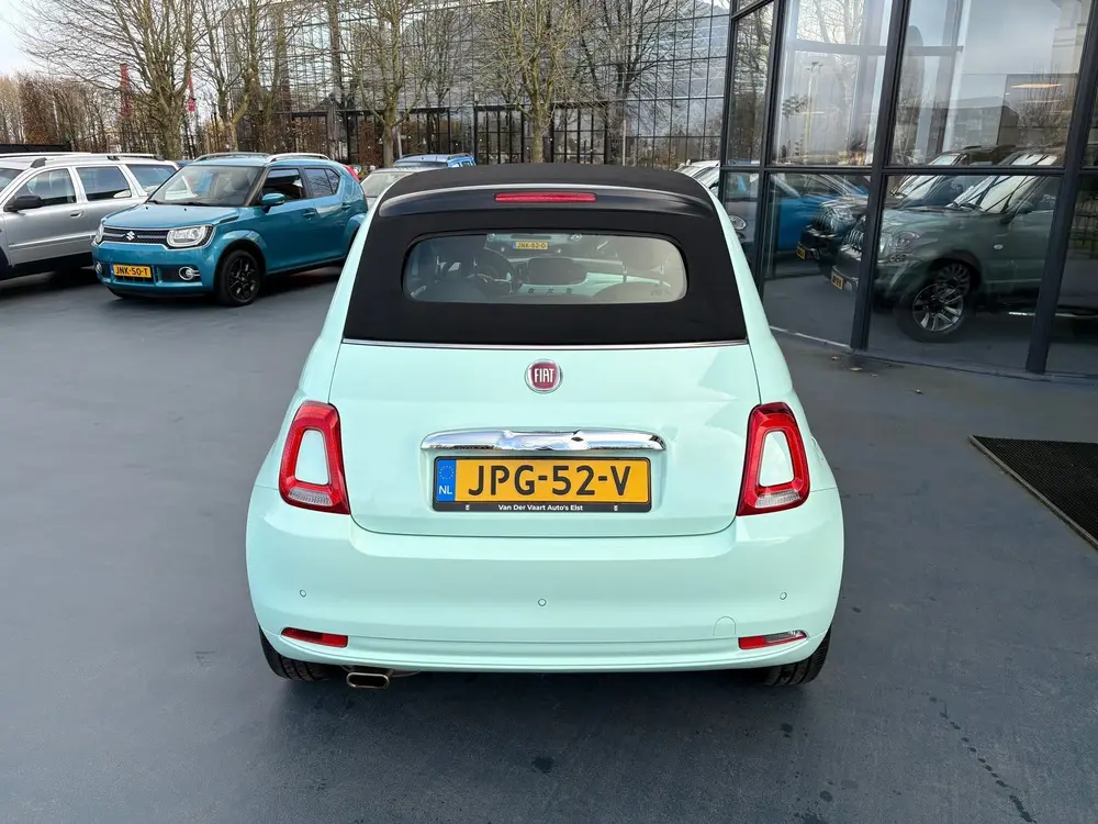 Fiat 500 CABRIO 1.2 Star Verde Lattementa Apple AIRCO LMV uit 2019, foto 4