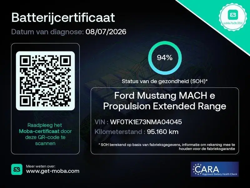 Ford Mustang Mach-E Extended RWD 98 kWh uit 2022, foto 6