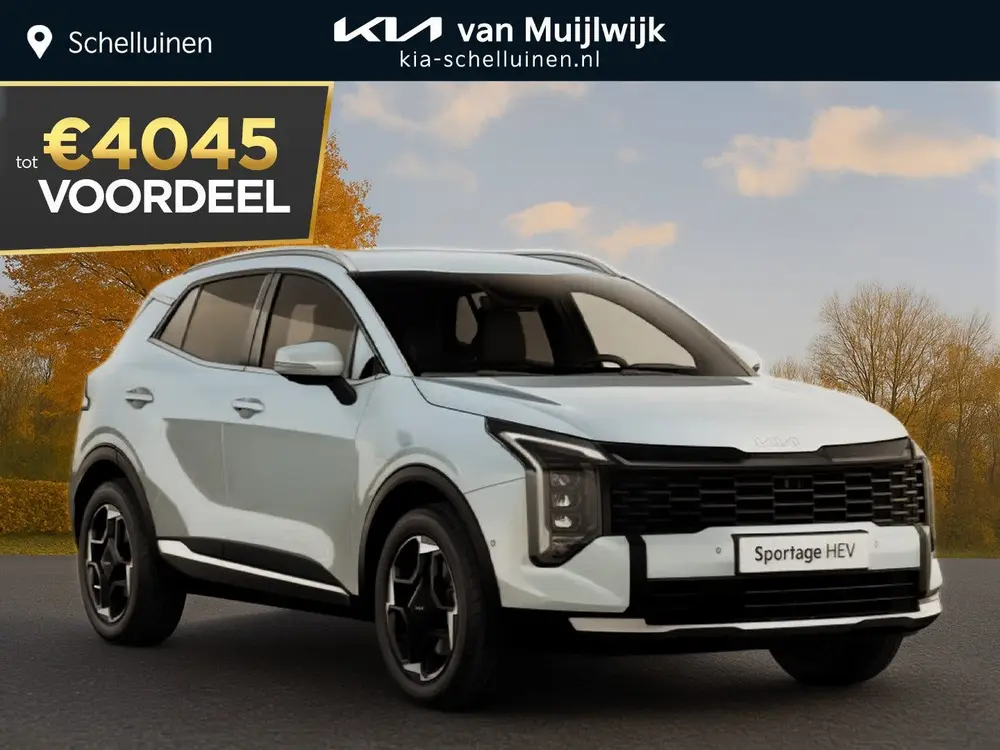 Kia Sportage 1.6 T-GDi Hybrid DynamicLine Nu €4.500 uit 2026