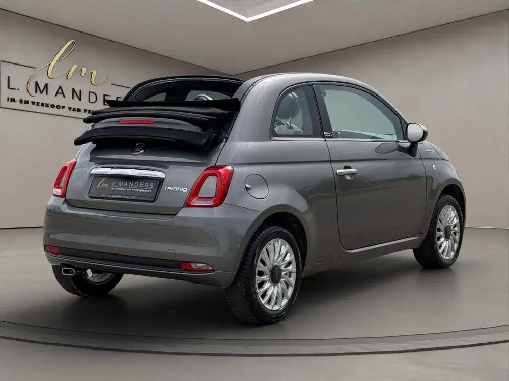 Fiat 500C 1.0 Hybrid Dolcevita 2022 GRIJS uit 2022, foto 12