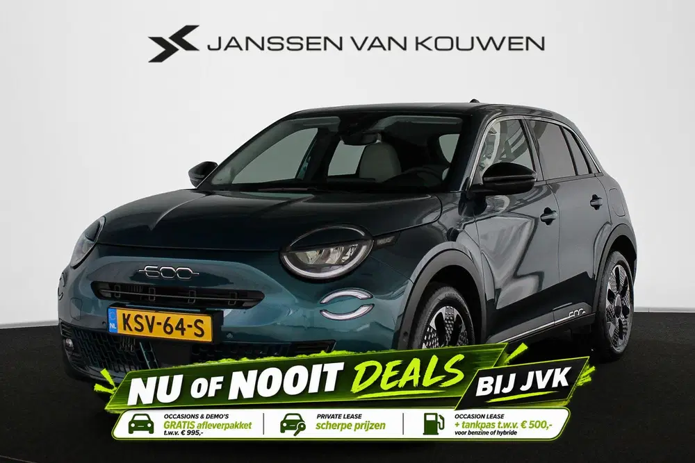 Fiat 600 1.2 Hybrid La Prima Leder Stoelverwarming uit 2025